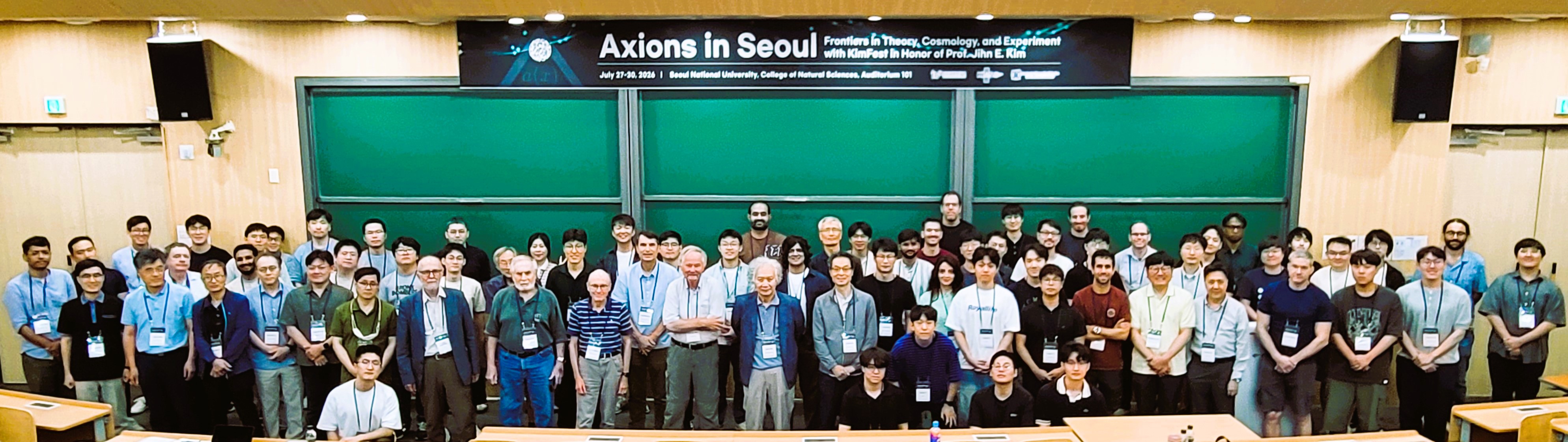 Participants at Axions in Seoul 2026 at Seoul National University